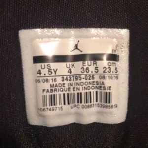 Jordan’ size 4.5